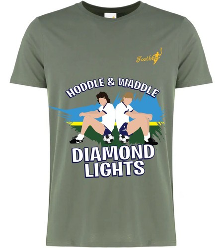 Mens/Womens Organic Cotton T Shirt 'Diamond Lights'  Spurs. Sizes S - 3 XL - Picture 9 of 10
