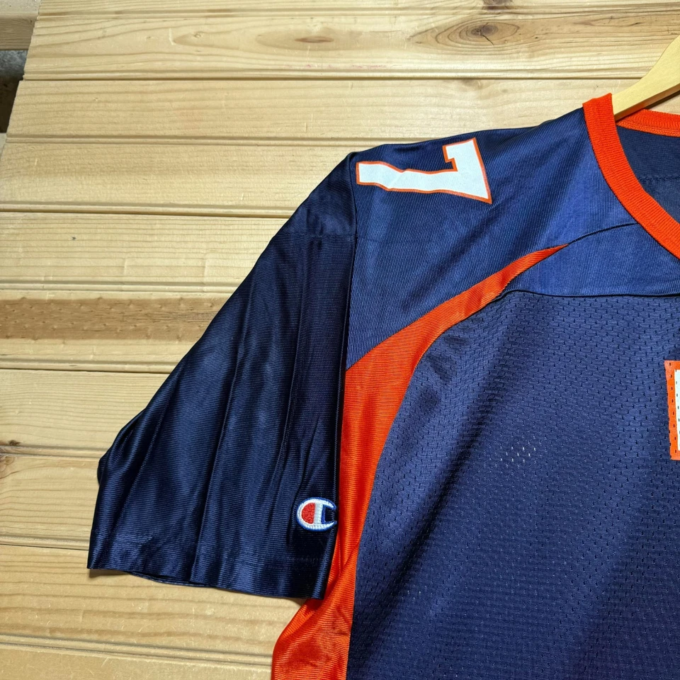 Camiseta deportiva de fútbol americano vintage de los 90 John Elway #7 de los Denver Broncos NFL cuello en V malla talla 52 Foto 3 de 4