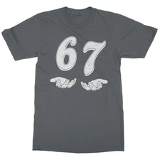 Six Seven 6 7 Hands Meme - Gen Alpha Slang Funny Unisex T-Shirt