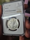 1942 S Walking Liberty 50C NGC MS64
