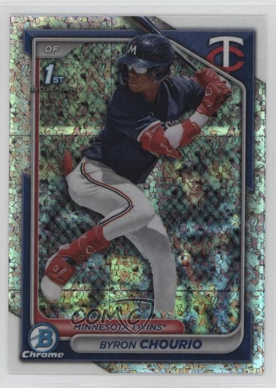 2024 Bowman Chrome Prospects Mini-Diamond Refractor Byron Chourio #BCP-129
