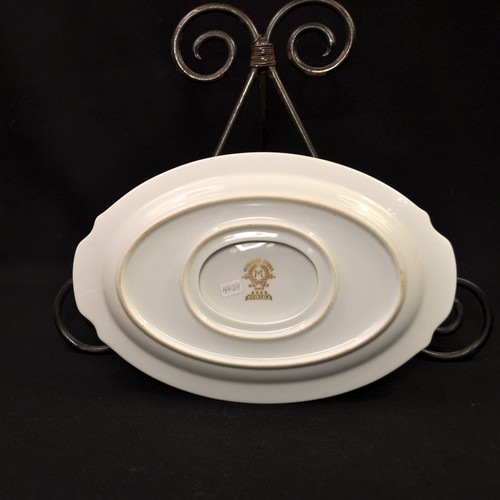 Noritake Gravy Boat M-in-Wreath Japan 1948-1953 Goldkin Floral Gold Black #4985 - Picture 17 of 18