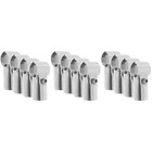 3 Count Vierkantrohr 30x30 Maschendrahtzaun Zubehör Rohrverbinderklemme
