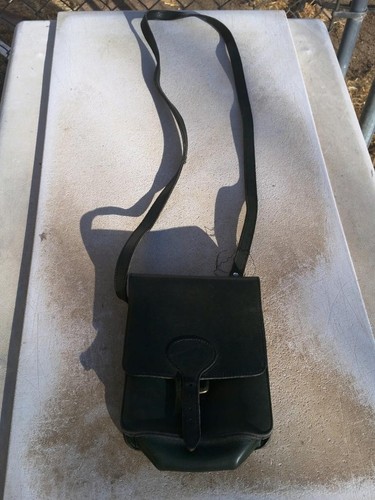 Cartera bandolera vintage ROOTS de cuero verde - Imagen 6 de 12