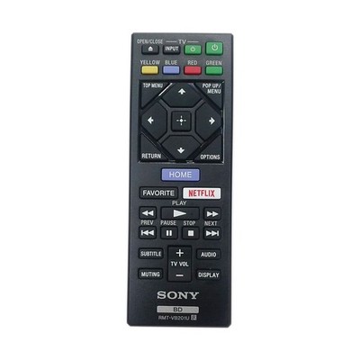 Genuine RMT-VB201U Remote Control for Sony BluRay BDP-S1700 BDP-S3700 - Used
