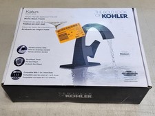 Kohler Katun Single Hole Mid Arc Bathroom Faucet - Matte Black