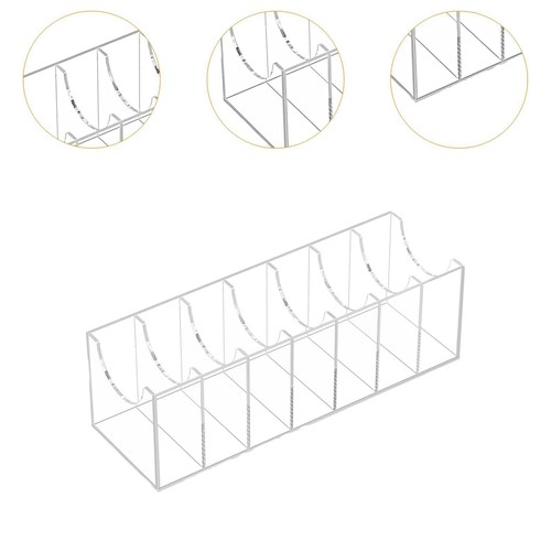 Belt Organizer Home 7 Dividers Storage Holder for Cosmetics - Picture 3 of 3