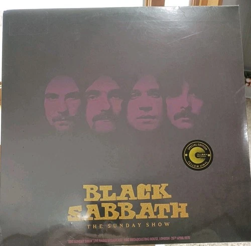 BLACK SABBATH The Sunday Show Radio Broadcast 1970 Yellow vinyl LP Sealed