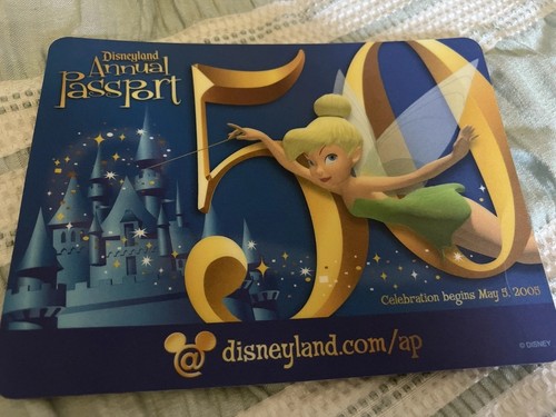 Disneyland-Disney-50th Anniversary Collectible -Tinkerbelle-Computer Mouse Pad - 第 1/5 張圖片