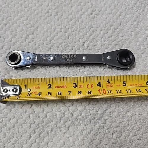 MATCO Tools RW83 Air Conditioning HVAC service port wrench USA Made (M)
