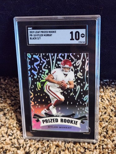 2019 Leaf Prized Rookie Kyler Murray PR-18 Black 3/7 SGC 10! - Bild 11 von 13