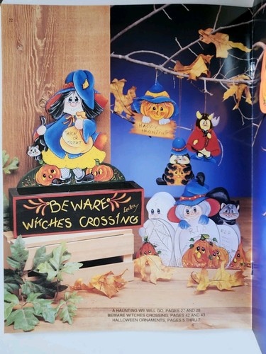 Fall Into Christmas 3 Stenberg Halloween Thanksgiving Tole Painting Pattern Book - Picture 4 of 6