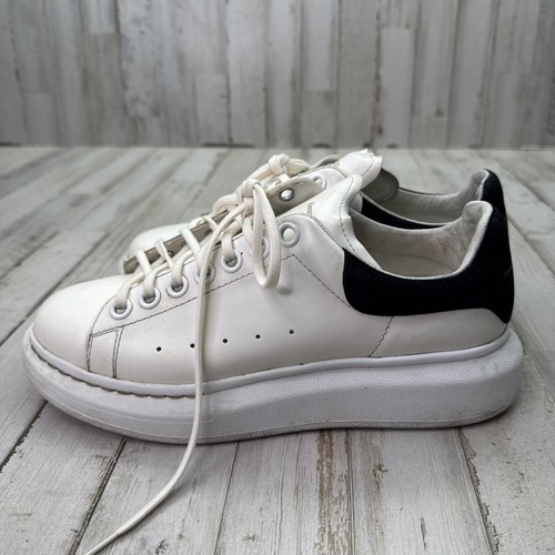 Alexander McQueen Damen Oversized Sneaker Gr. 38 US 8 Weiß/Schwarz 553770 - Bild 7 von 14