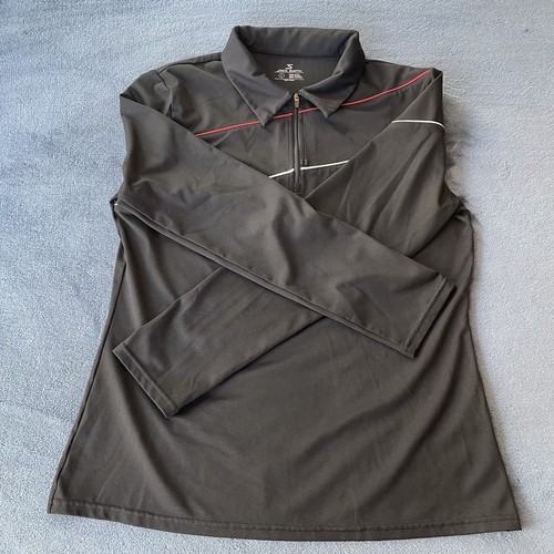 Jack Smith Women’s 1/4 Zip Black Stretch Athletic Jacket Large - Picture 10 of 14