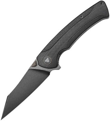TRIVISA Lynx-03B Linerlock Black G10 Folding CPM-S35VN Pocket Knife Y05BBSG