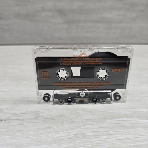 DAVID BOWIE - The Man Who Sold The World Cassette Tape Dress Cover Ryko 1990 VGC - Picture 5 of 5