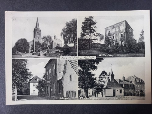 AK Postcard CPA Deutschland Sechtem bei Bonn 1956 Königstr., Kloster Kapelle - Bild 1 von 2