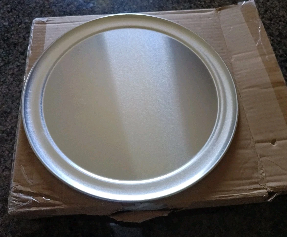 Qty 12 Pizza Pan 12" Aluminum Oven Plate Wide Rim Baking Tray 12 Inch