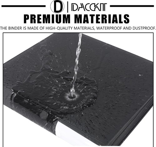 Side Loading Binder 16 Pocket - Fits 640 Cards, Premium 4x4 Ringless Card Binder - Bild 8 von 9