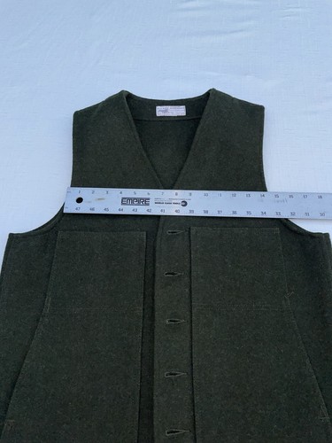 Filson Mackinaw Wollweste Gr. 42 FG Jagd Grün USA Made Vintage 100% Virgin - Bild 7 von 10