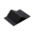Flip Pad for Trackball Mouse Soft Leather Folding Black