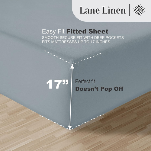 Split King Sheets for Adjustable Beds - 1000 Thread Count 5 Piece Set 100% Egypt - Picture 6 of 9