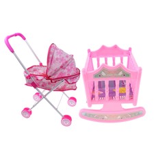 baby annabell tri pushchair