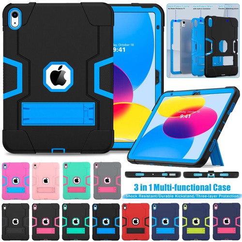 Cover iPad 10.2 7. 8. 9. 10.9 10. 11. Gen Case Schutz Hülle Etui Tasche Robust - Bild 1 von 163