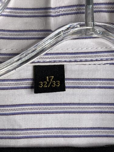 Donald J. Trump Shirt Signature Collection 17 32/33 Long Sleeve Stripe Imperfect - Picture 4 of 15