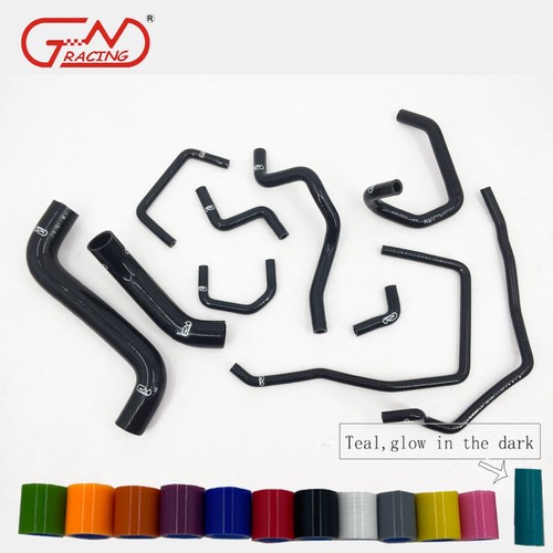 Fit 08-14 Subaru Impreza MK10 WRX/STI GRB GH8 Silicone Radiator Heater Hose Kit - Picture 2 of 13