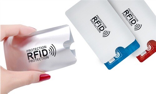 10er-Pack RFID Sperrhüllen Kreditkartenschutz Reisepass Karte Identitätsdiebstahl - Bild 2 von 12