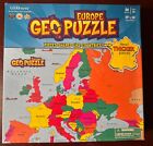 Geo Puzzle Europe Geo Toys 58 Shaped Pieces Ages 4+ Dr Toy New Sealed Box