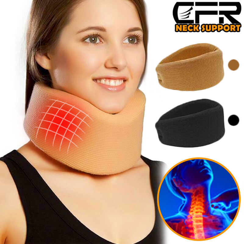 Neck Brace Support Adjustable Soft Foam Collar Cervical Arthritis Running  Relief