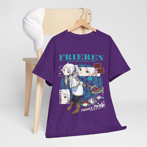 Frieren T-Shirt Beyond Journey's End Fern Stark Girl Anime Gifts Shirt ,clothes - 第 8/8 張圖片