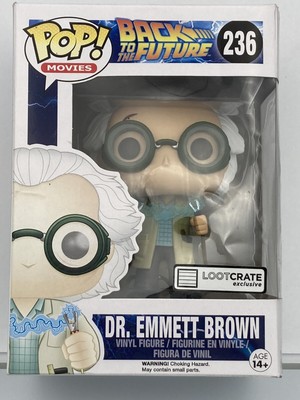 Funko Pop Movies 236 1955 Dr Emmett Brown Lootcrate Exclusive Funko Pop Movies 236 1955 Dr Emmett Brown Lootcrate Exclusive
