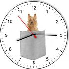 Australian Terrier Dog In Your Pocket Puppy Dog kitchen living room Wall Clock