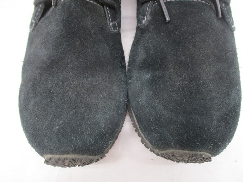 Eddie Bauer Boots Womens Size 9 Chukka Bootie Black Suede Lace Up Sty 6180 100 - Picture 3 of 10