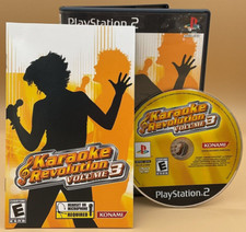 SONY Playstation 2 PS2 Karaoke Revolution Volume 3 2004 TESTED COMPLETE