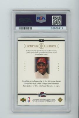 2003 Upper Deck Box Set#9 Lebron James ROOKIE RC PSA 9