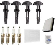 Ignition Coils Spark Plugs Tune Up Kit For Ford Escape 2.5L Hybrid 2020-2021