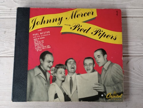 78 RPM BOX SET Johnny Mercer & the Pied Pipers Paul Weston Capitol