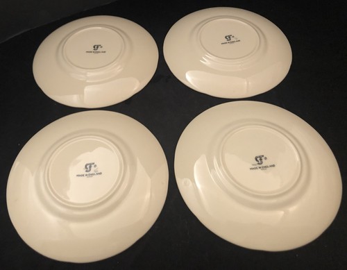 Set of 4 Franciscan Apple Dinnerware 6 1/8 " Round BREAD & BUTTER PLATES England - Picture 3 of 4