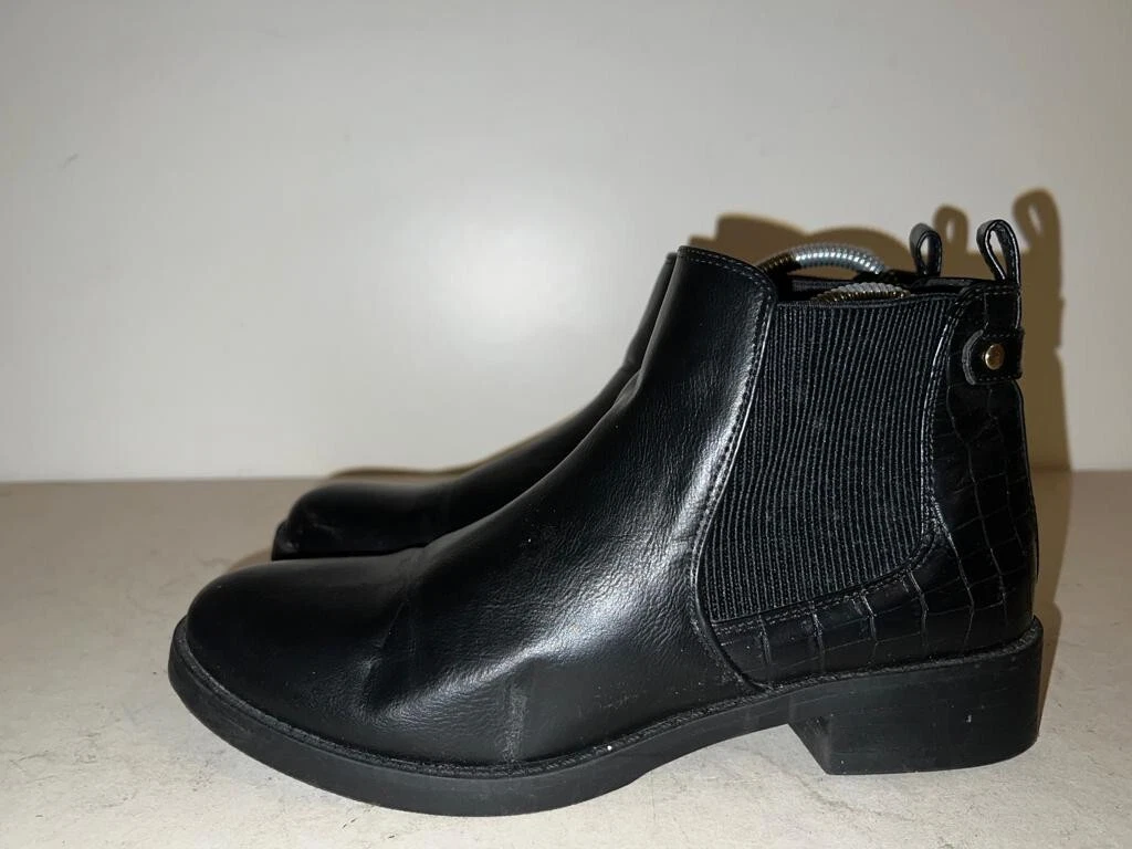 New look black ankle clearance boots