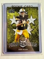 K175,236 - 2018 Leaf Draft Field Generals #FG03 Josh Allen