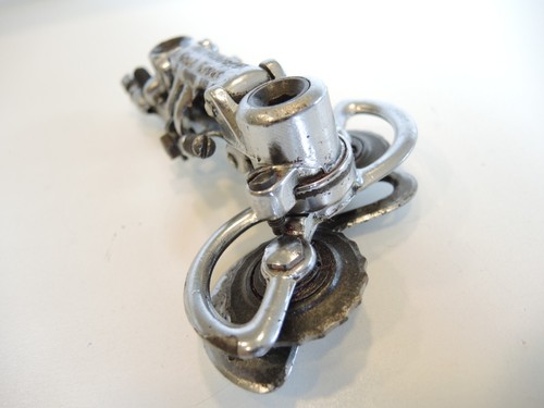1950`S CAMPAGNOLO GRAN SPORT REAR DERAILLEUR - EARLY MODEL WITH CABLE ADJUSTER - Picture 13 of 21