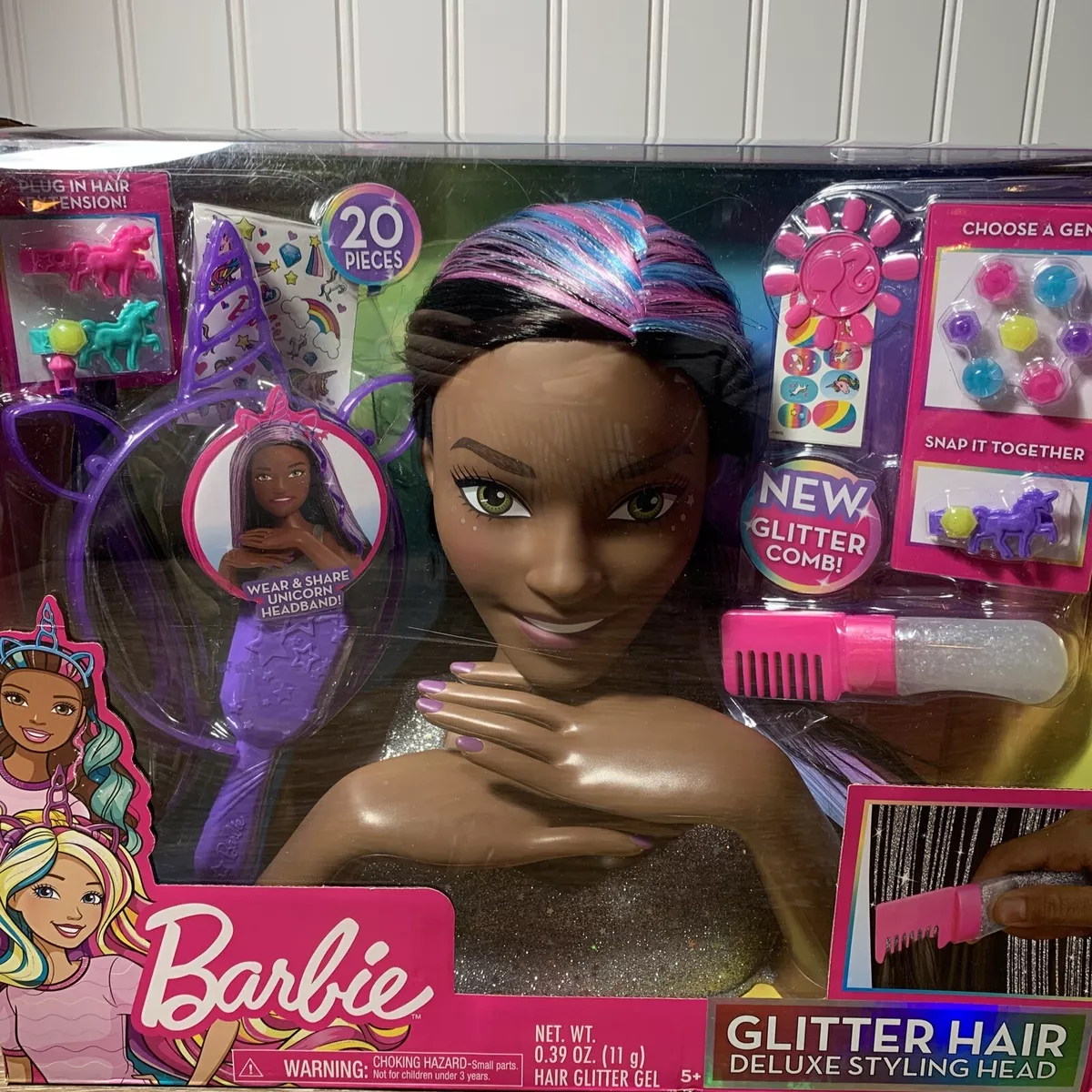 Barbie Girls Hair Styling Head Doll - 20pc Set