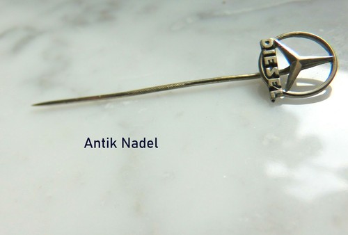 antike Mercedes Diesel Nadel DIESEL um 1930-35 Oldtimer Fahrer Sammlerstück TOP - Bild 7 von 11
