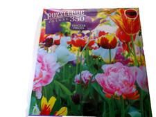 Jigsaw Puzzle 350 Pieces SPRING BLOOMS 20 X 12 Puzzlebug Deluxe