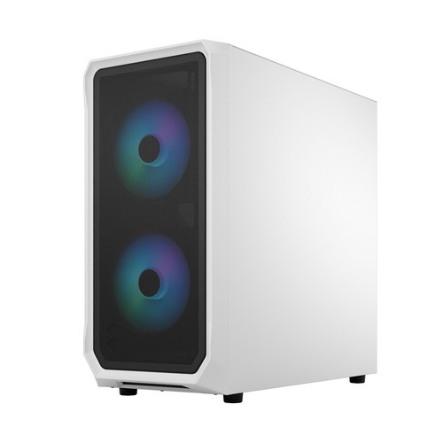 Fractal Design Focus 2 RGB White Tempered Glass Clear Tint ATX PC-Gehäuse - Bild 4 von 5