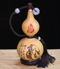 Natural Gourd, Portable Water Bottle, Wine, Medicine Gourd-         